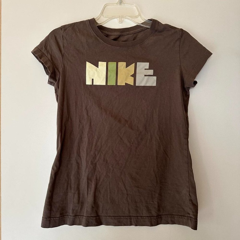 Vintage Nike Brown Graphic Tee
